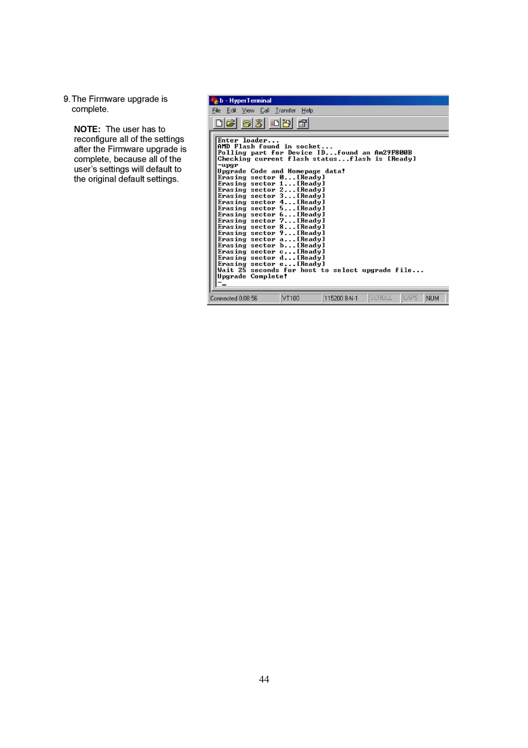 Lindy iSWITCH user manual Firmware upgrade is complete 