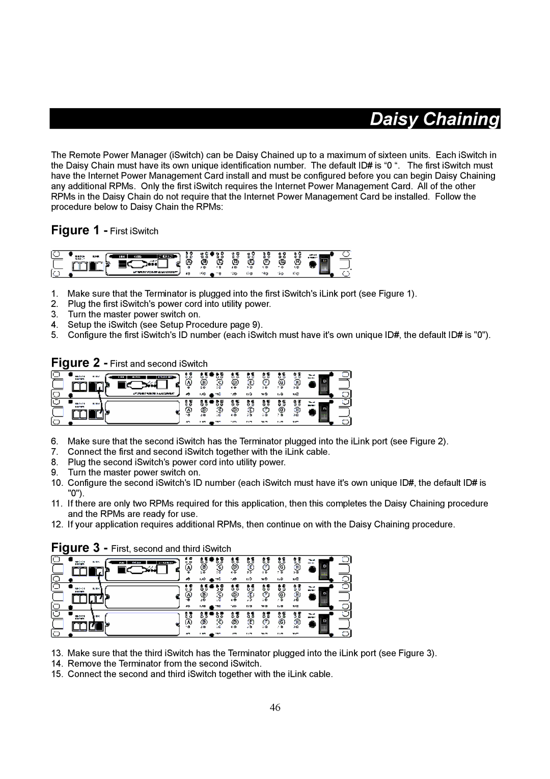 Lindy iSWITCH user manual Daisy Chaining 