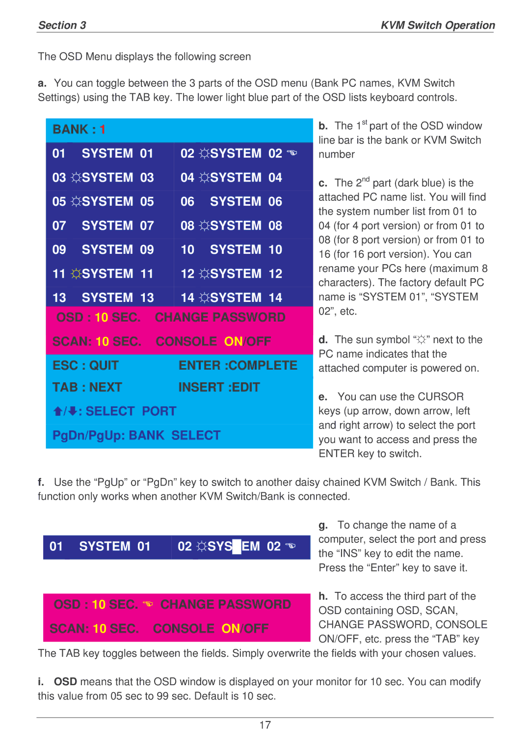 Lindy P16-IP user manual System 