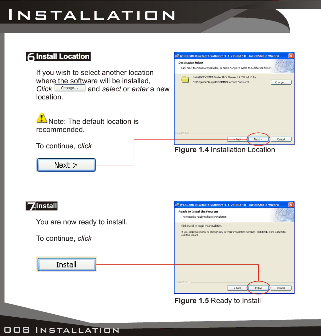 Lindy USB Bluetooth Adaptor manual Install Location 