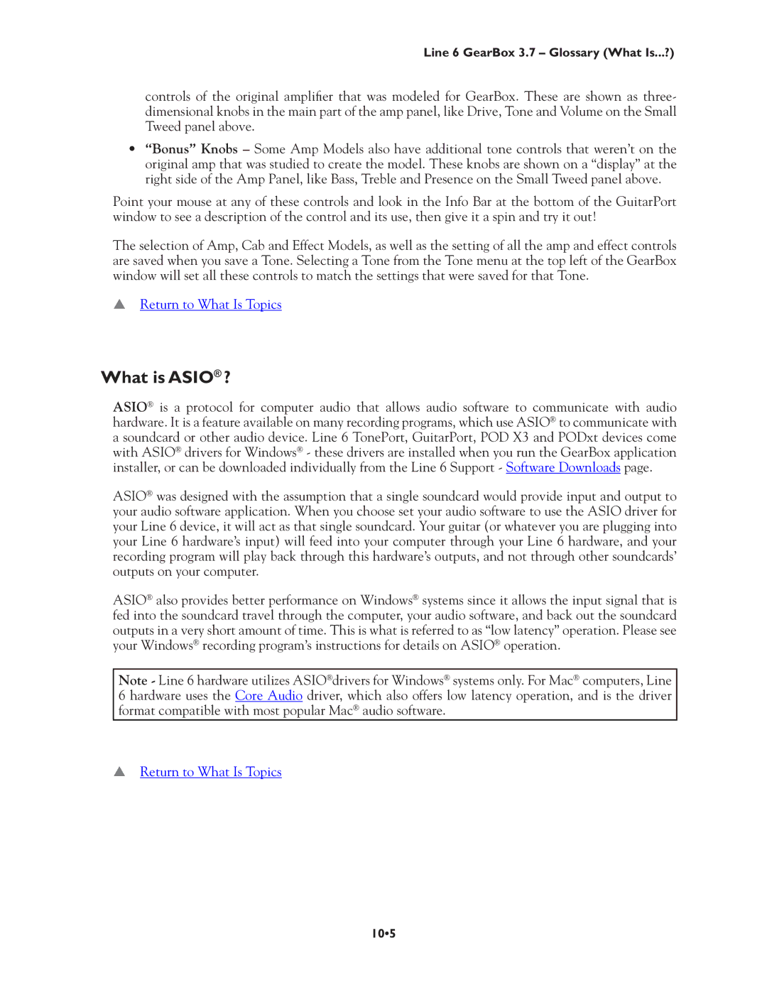 Line 6 3.7 manual What is Asio ? 