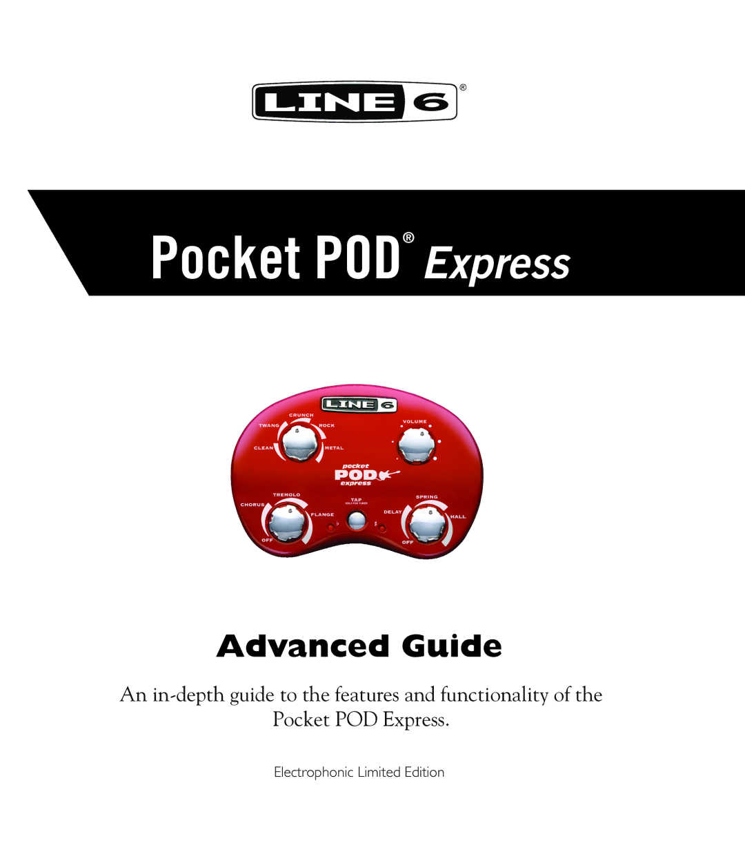 Line 6 express manual Pocket POD Express 