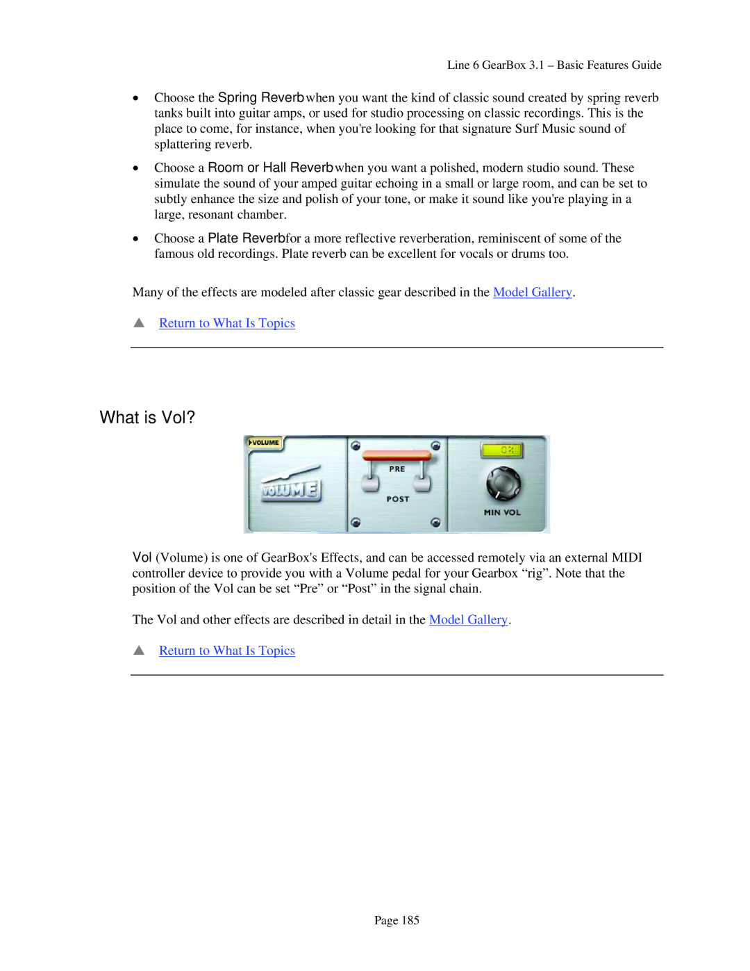 Line 6 headphones powered monitors manual What is Vol? 