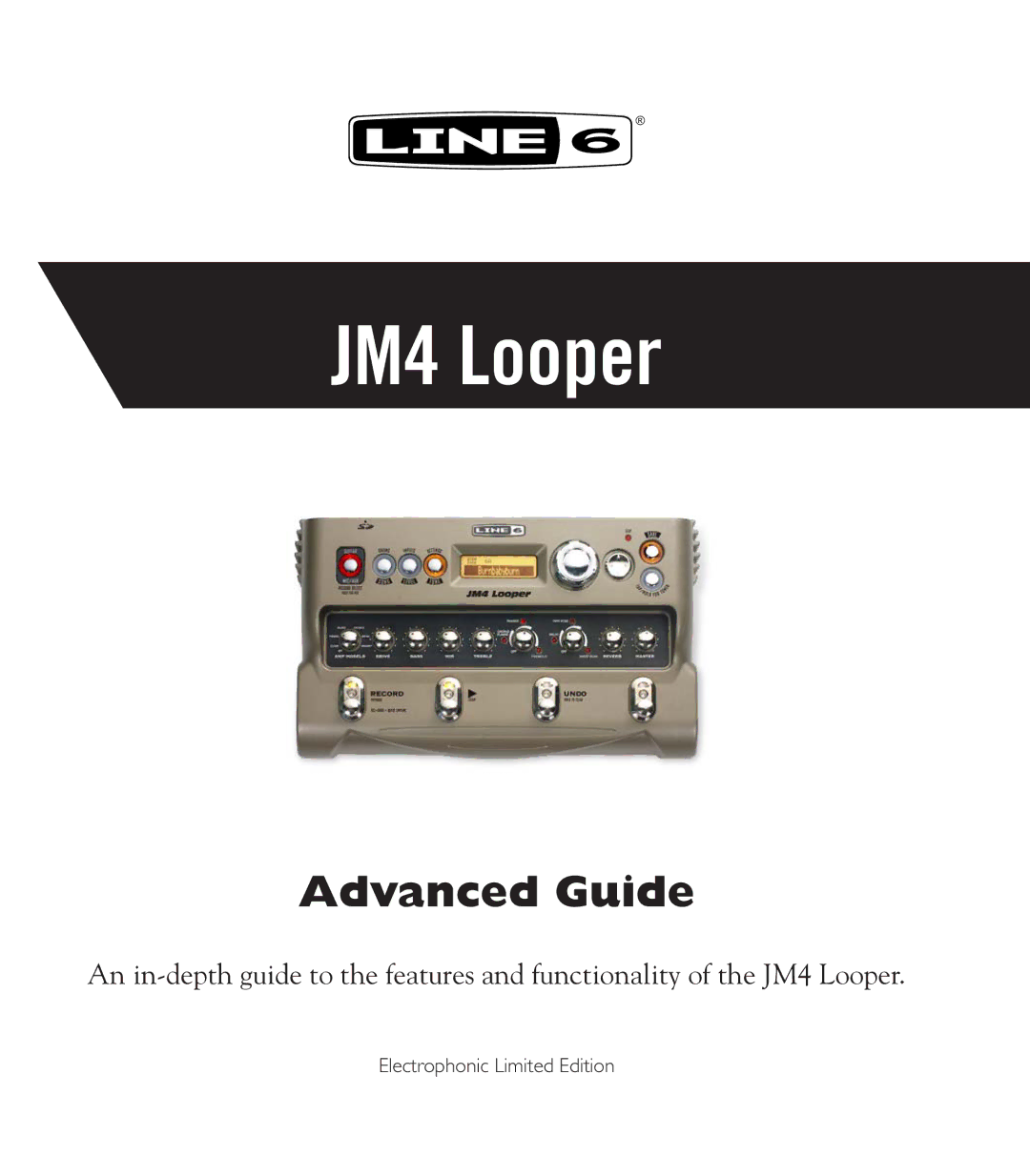 Line 6 manual JM4 Looper 