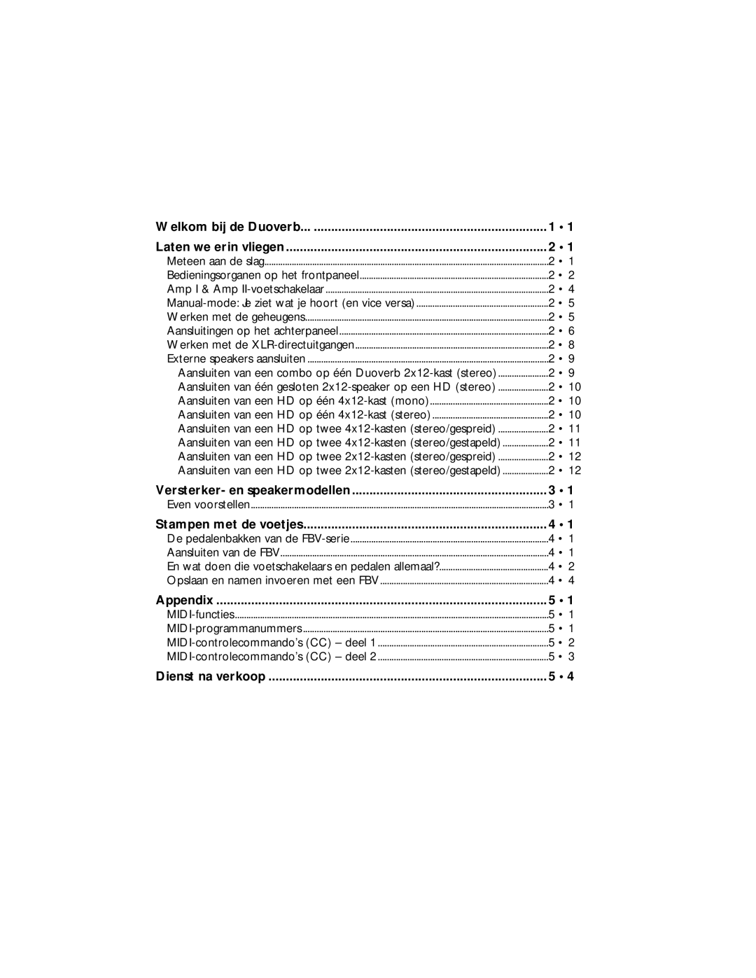 Line 6 Pilot Enhandbook manual Versterker- en speakermodellen 