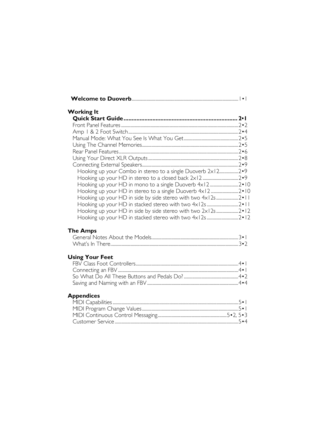 Line 6 Pilot's Handbook manual Amps 