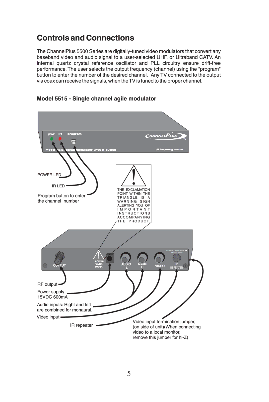 Linear 5515 manual 