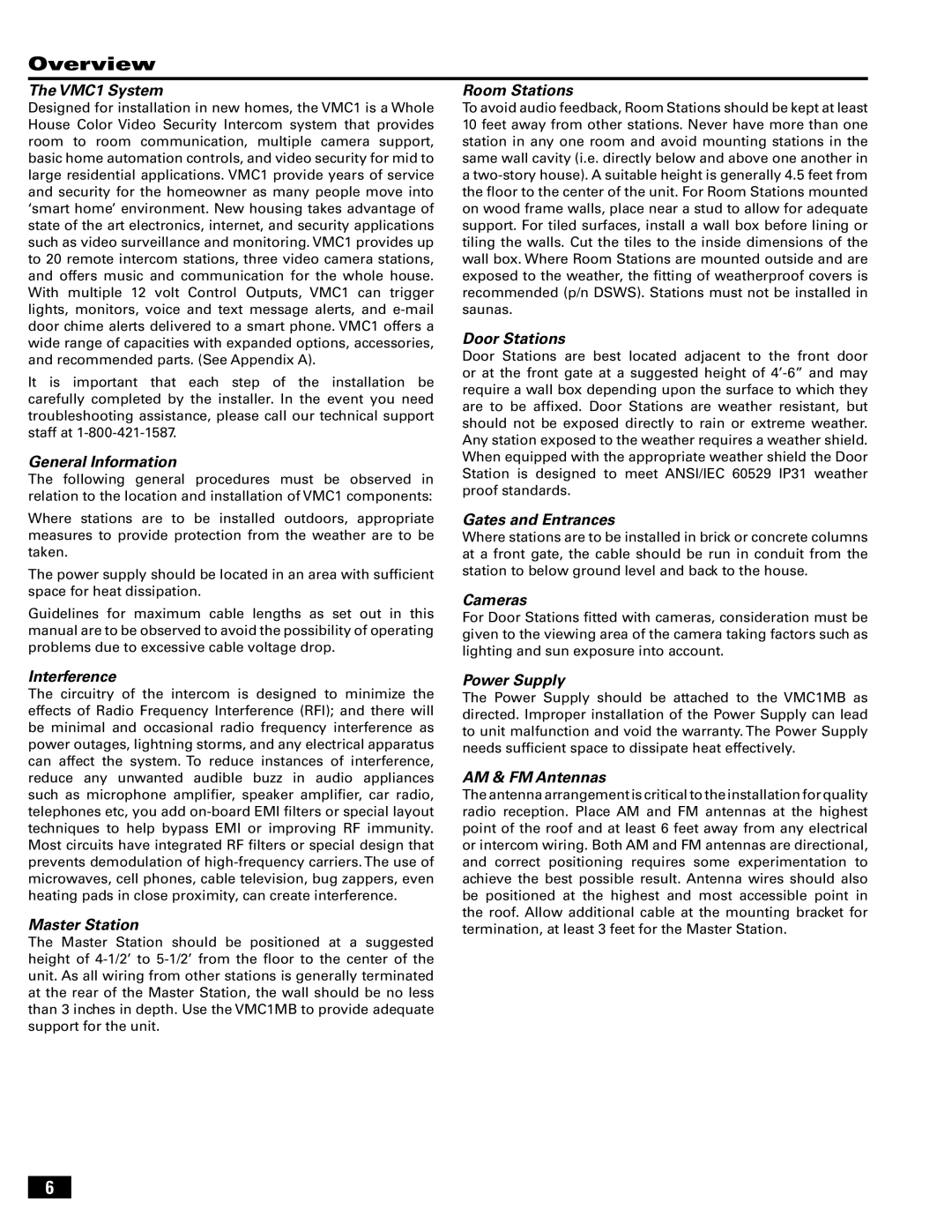 Linear VMC-1 manual Overview 