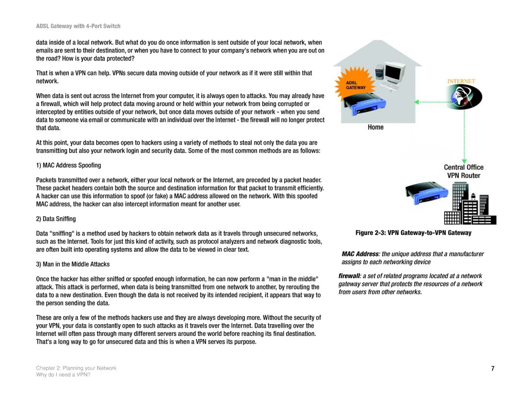 Linksys AG041 (EU) manual VPN Gateway-to-VPN Gateway 