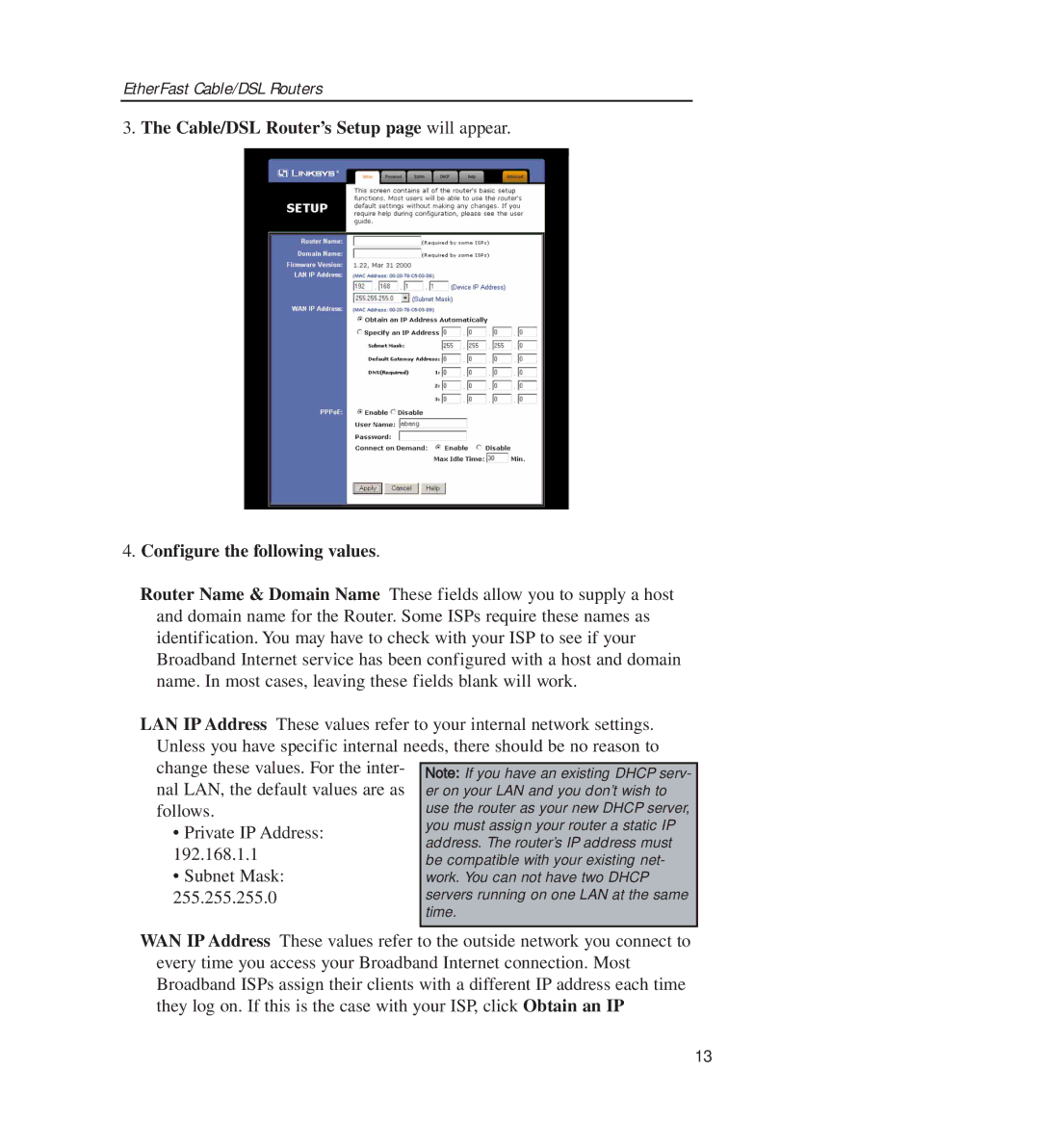 Linksys BEFSR11, BEFSR41 manual EtherFast Cable/DSL Routers 