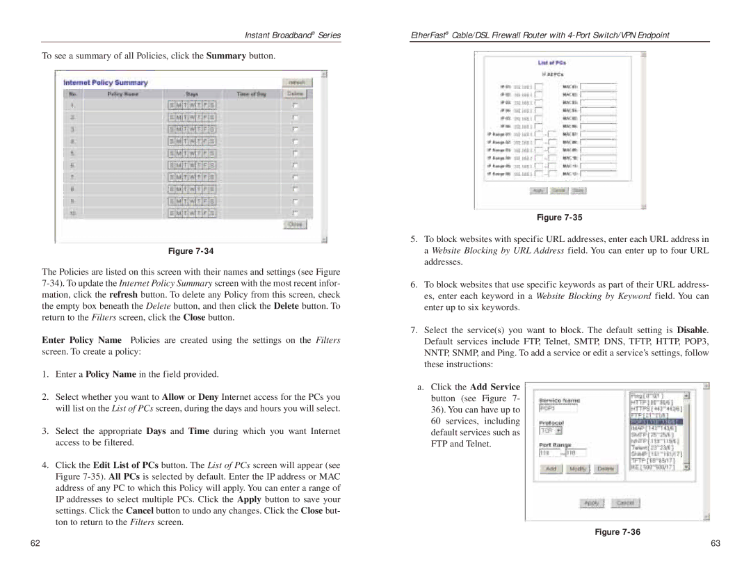 Linksys BEFSX41 manual Instant Broadband Series 