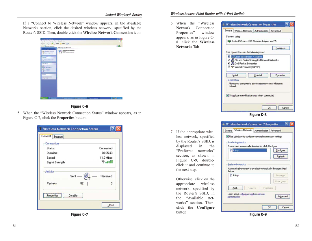 Linksys BEFW11S4 manual Figure C-6 