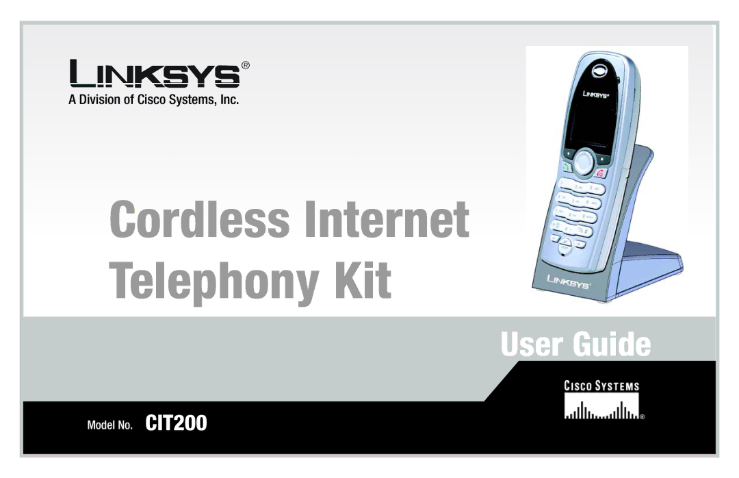 Linksys CIT200 manual Cordless Internet 