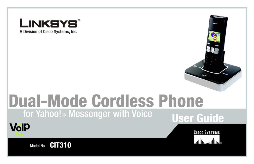 Linksys CIT310 manual Dual-Mode Cordless Phone 