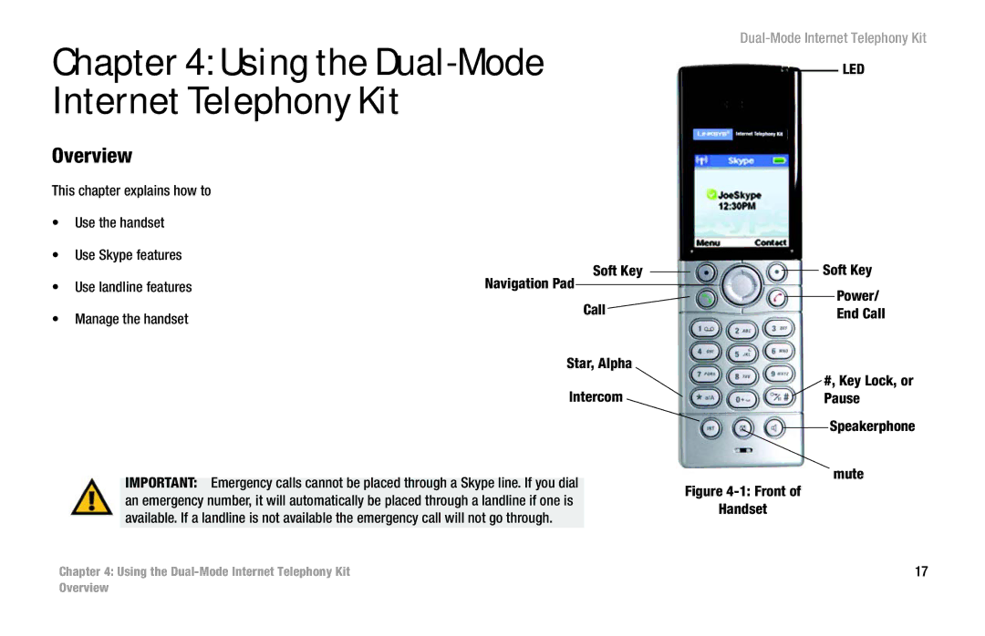 Linksys CIT400 manual Using the Dual-Mode Internet Telephony Kit 