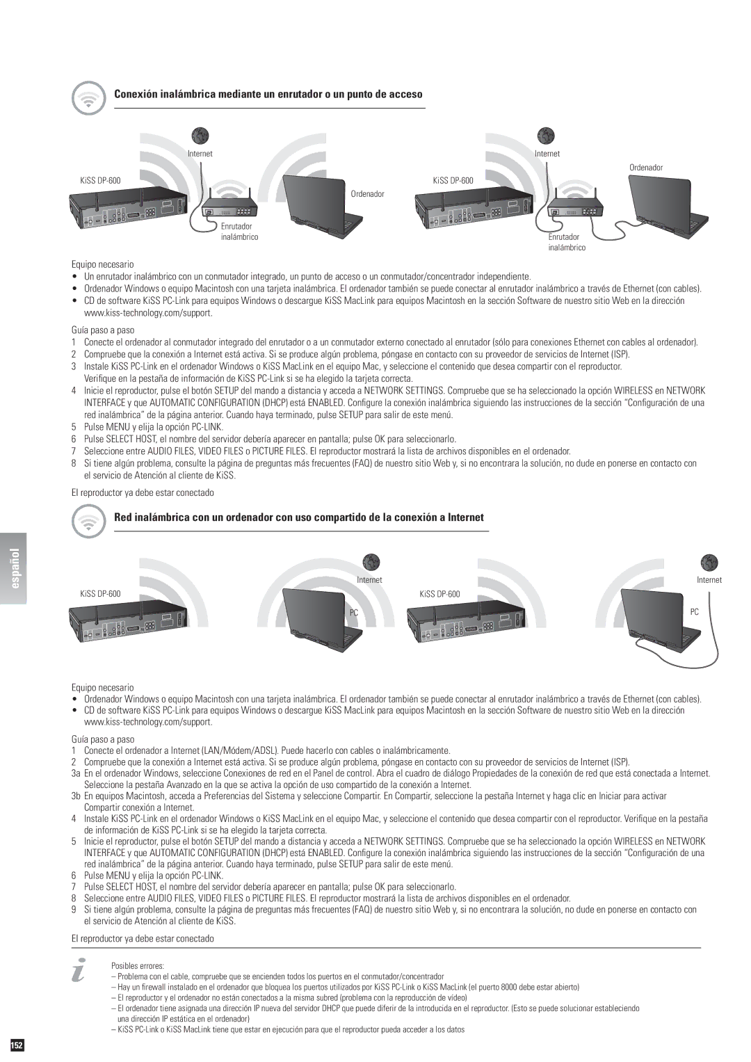 Linksys DP-600 manual Equipo necesario 