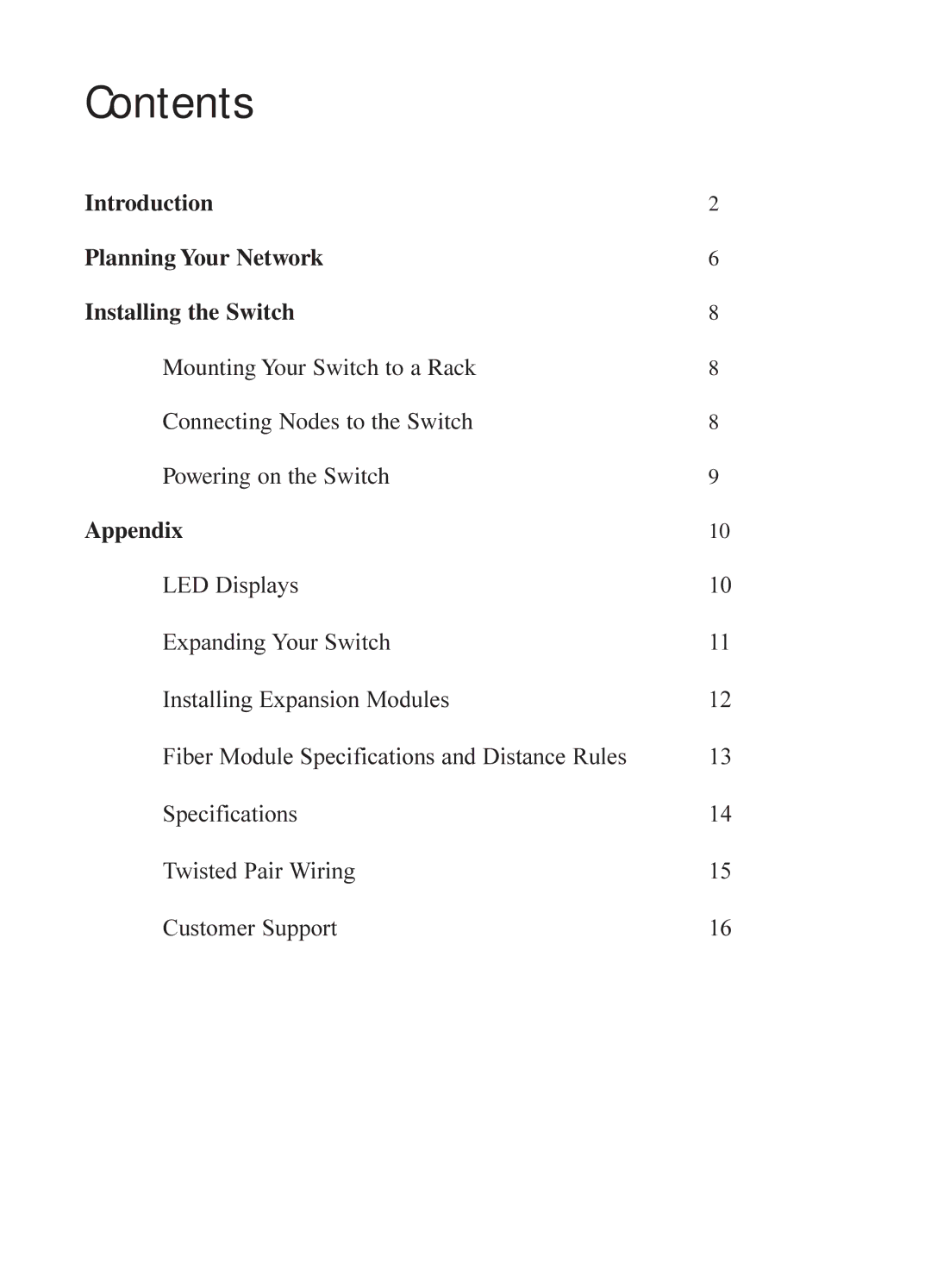 Linksys DSSXFXSC, DSSXFXST manual Contents 