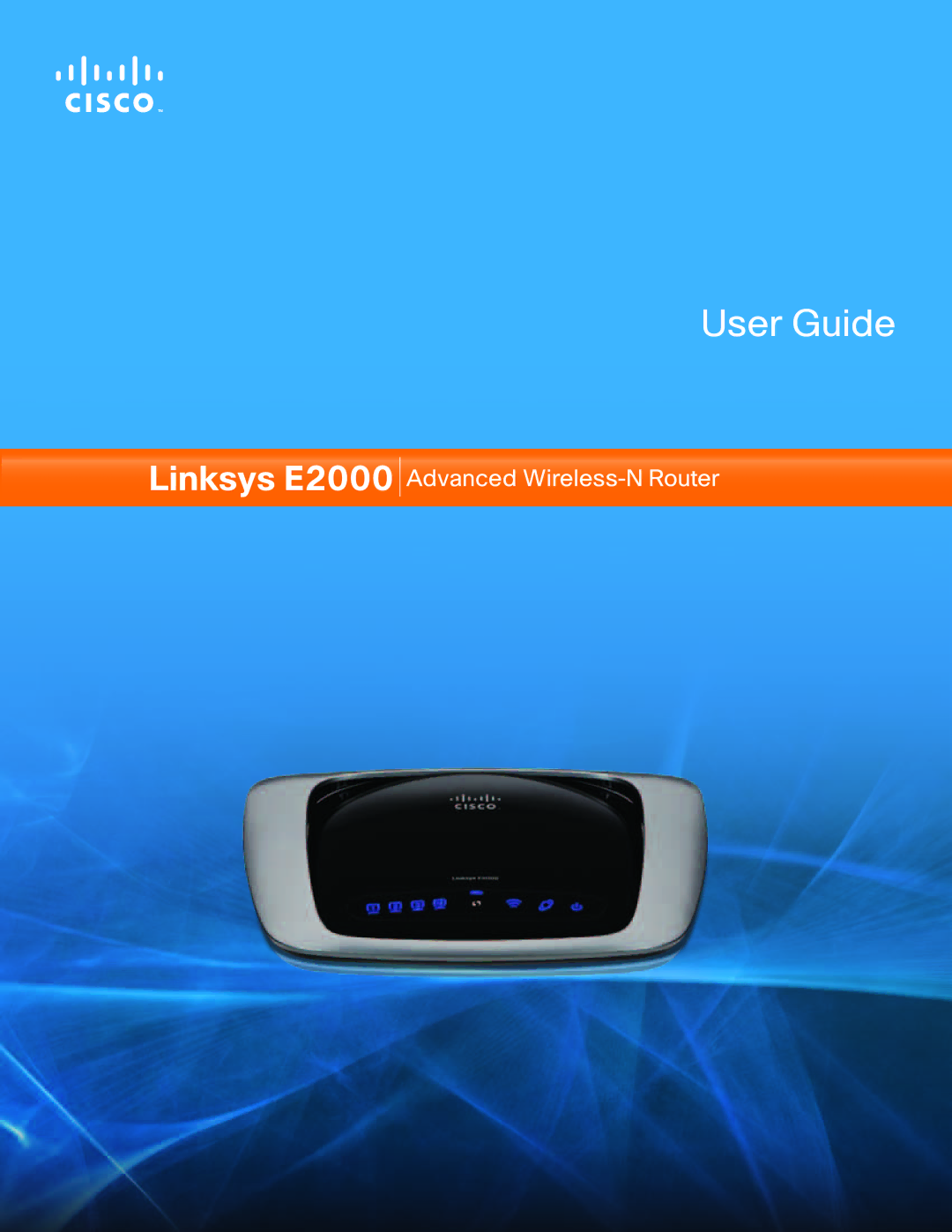 Linksys E2000 manual User Guide 