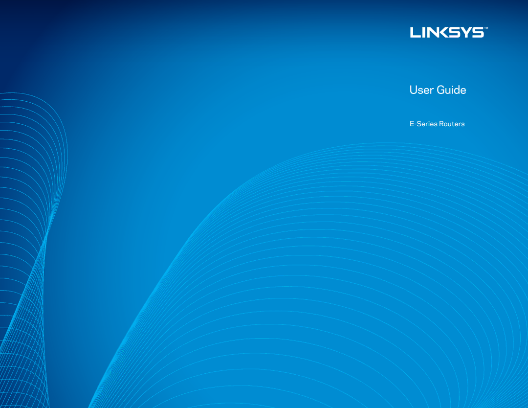 Linksys E2500 manual User Guide 