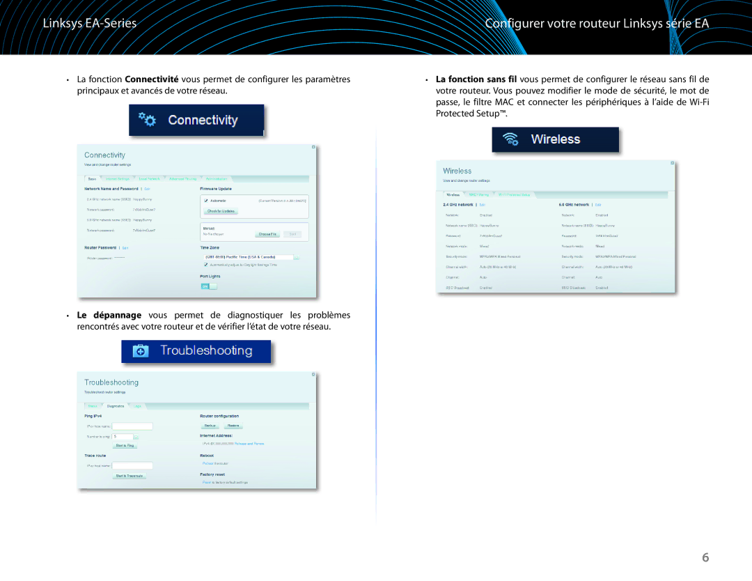 Linksys EA6100 manual Configurer votre routeur Linksys série EA 