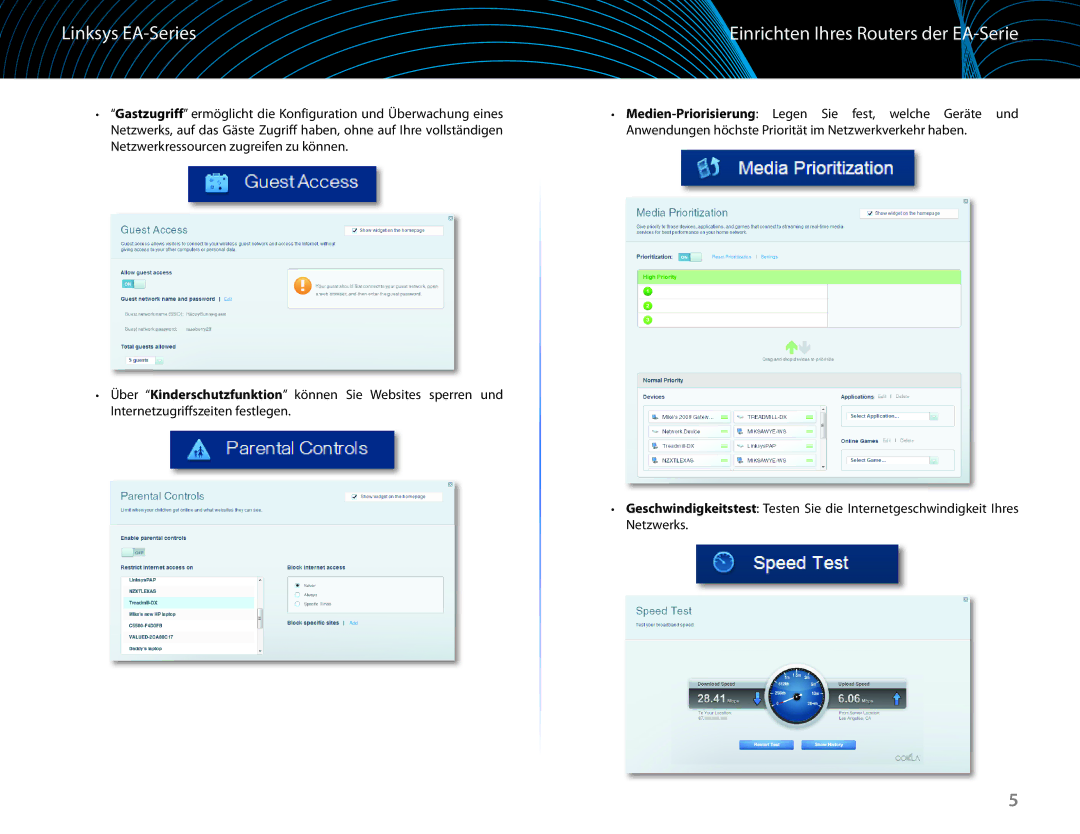 Linksys EA6100 manual Linksys EA-Series 