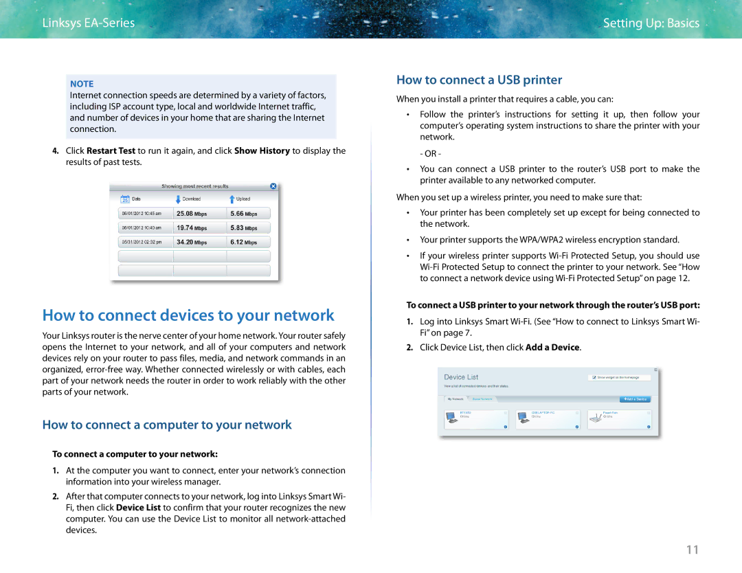 Linksys EA6400 manual How to connect devices to your network, How to connect a computer to your network 