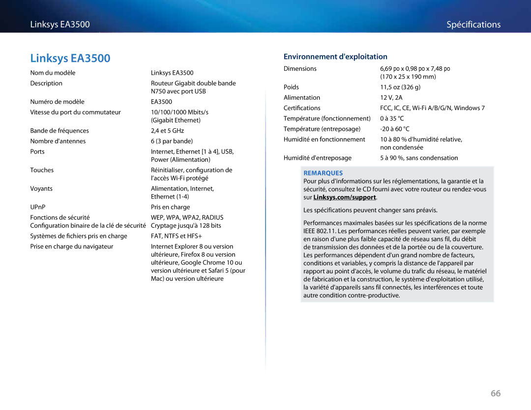 Linksys Linksys EA6500, EA4500, EA2700, EA3500 manual De la clé de sécurité Cryptage jusquà 128 bits 