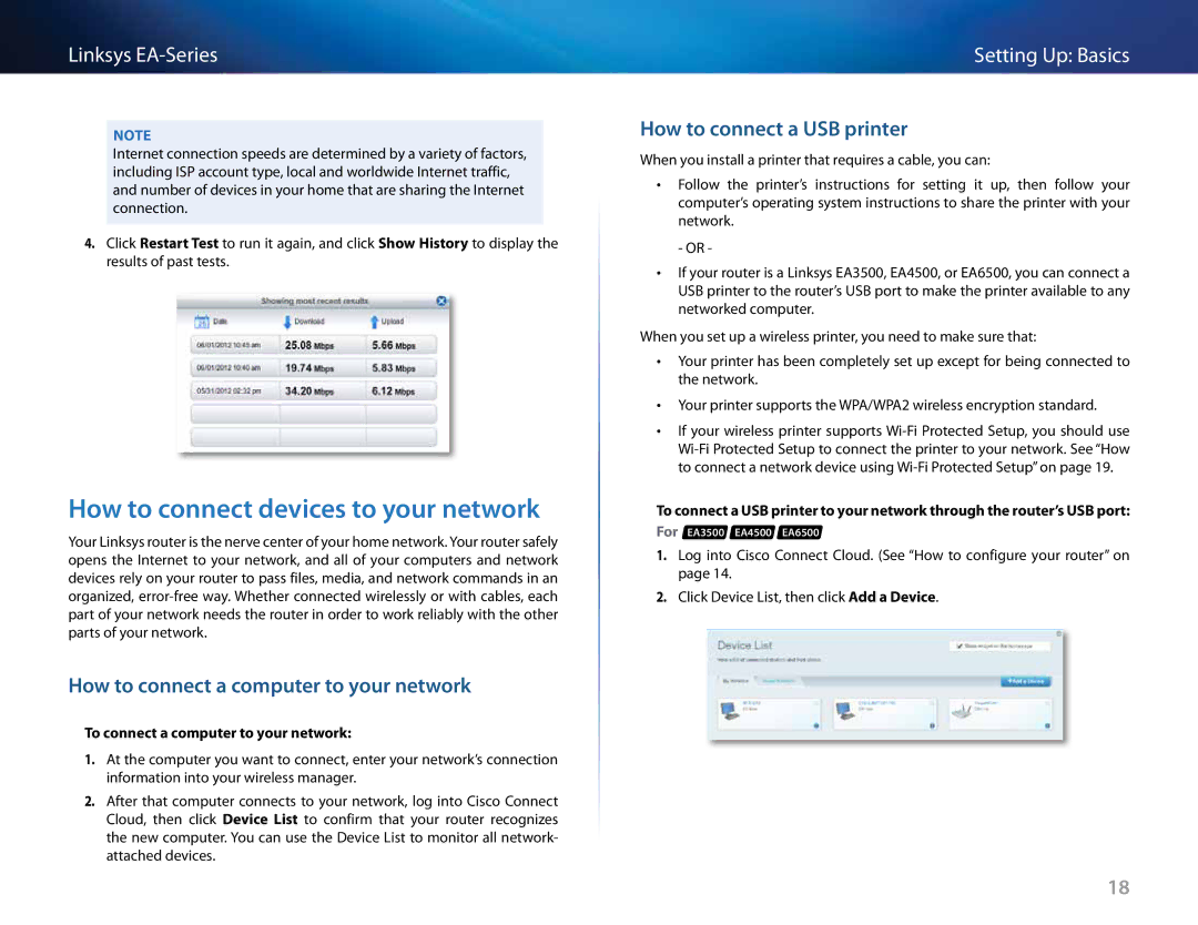 Linksys Linksys EA6500, EA4500, EA2700 How to connect devices to your network, How to connect a computer to your network 