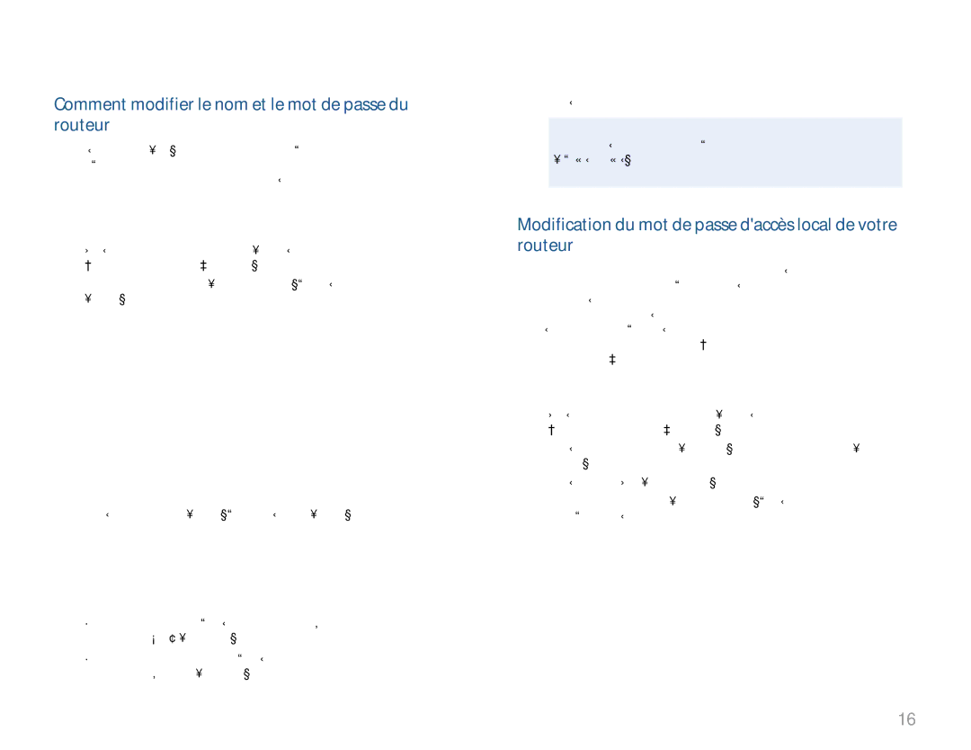 Linksys Linksys EA6500, EA4500, EA2700, EA3500 manual Comment modifier le nom et le mot de passe du routeur 