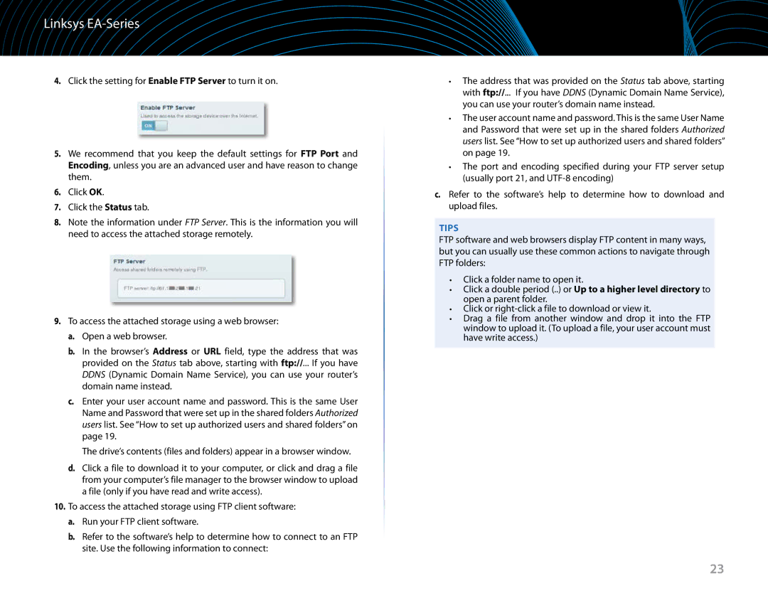 Linksys EA6900 manual Linksys EA-Series 