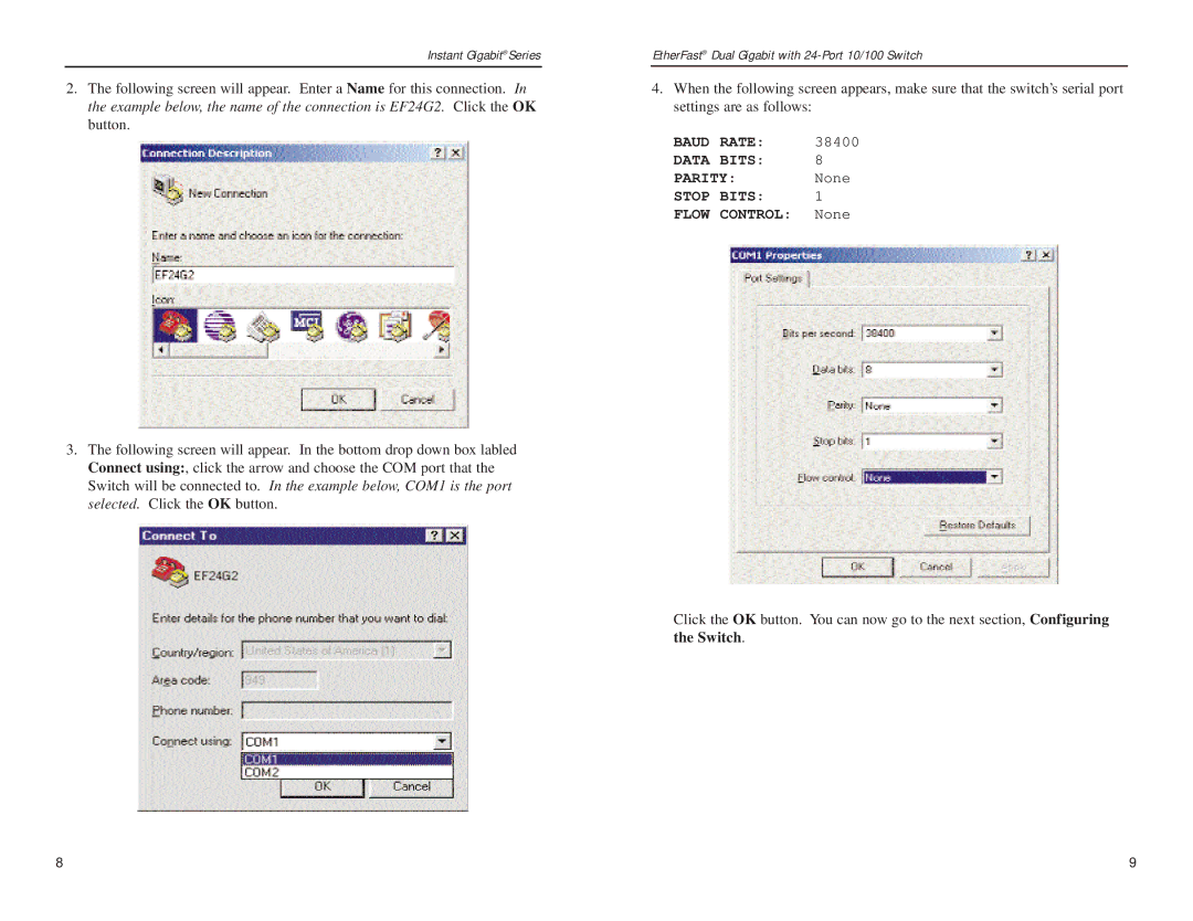 Linksys EF24G2 manual Data Bits 