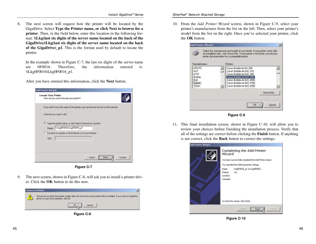 Linksys EFG80 manual Figure C-7 