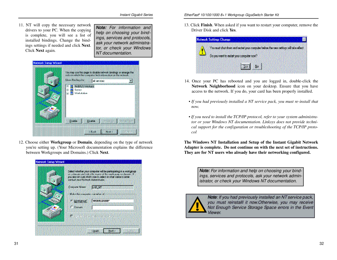 Linksys EG0801SK manual 