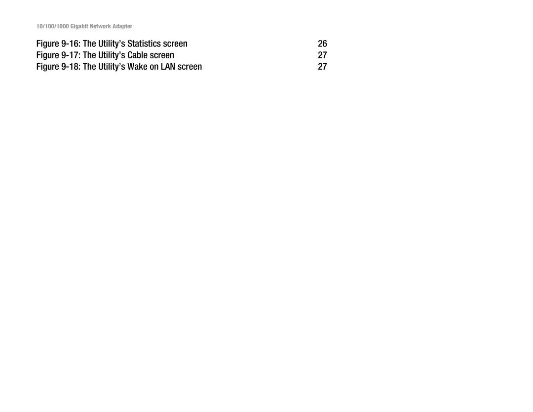 Linksys EG1032 V3 manual The Utility’s Statistics screen 