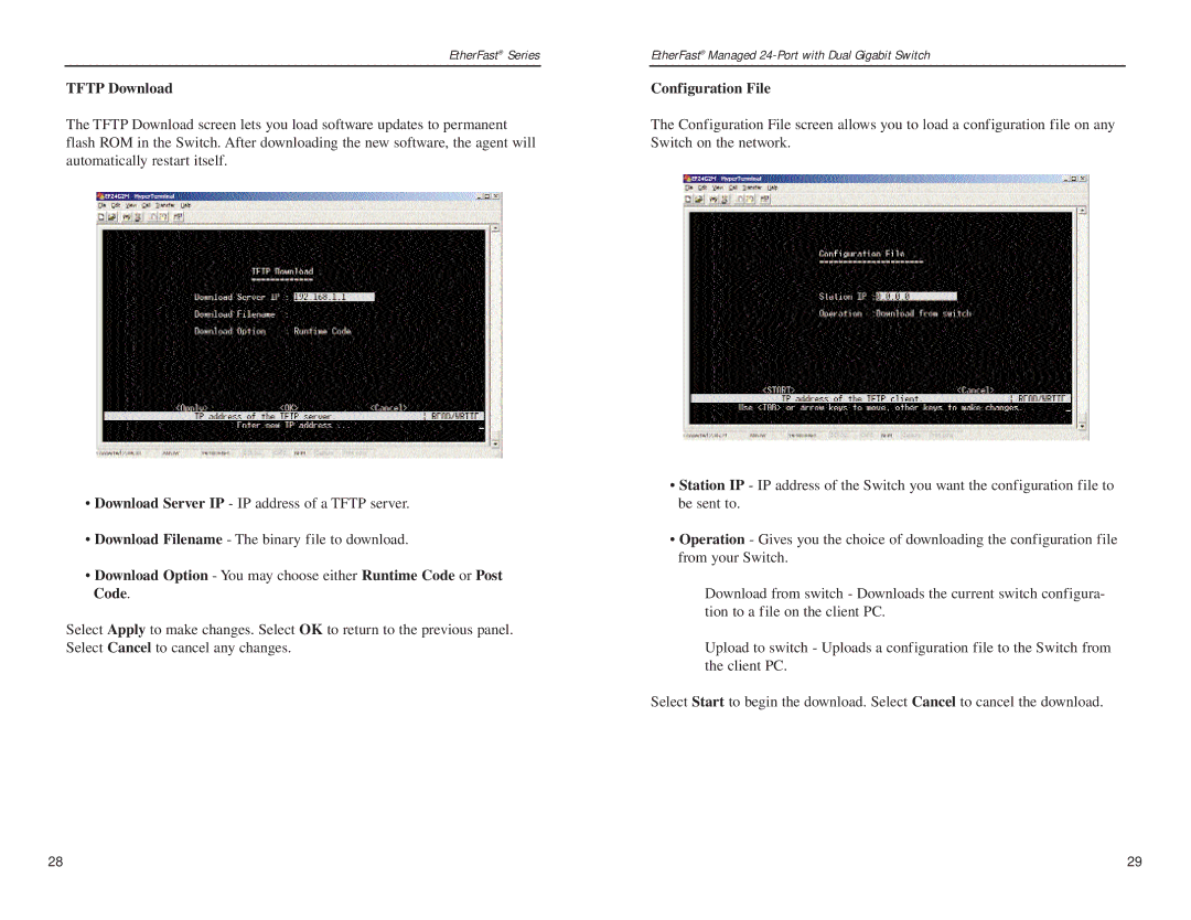 Linksys Etherfast manual Tftp Download, Configuration File 