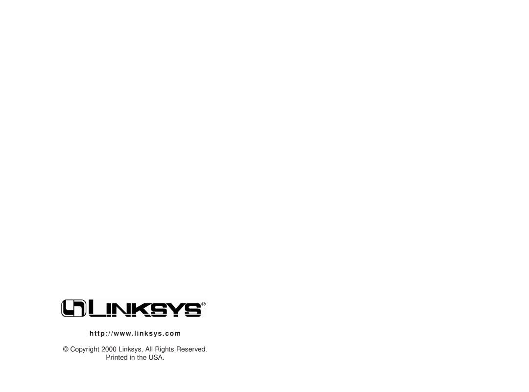 Linksys HPN100SK manual T p / / w w w. l i n k s y s . c o m 