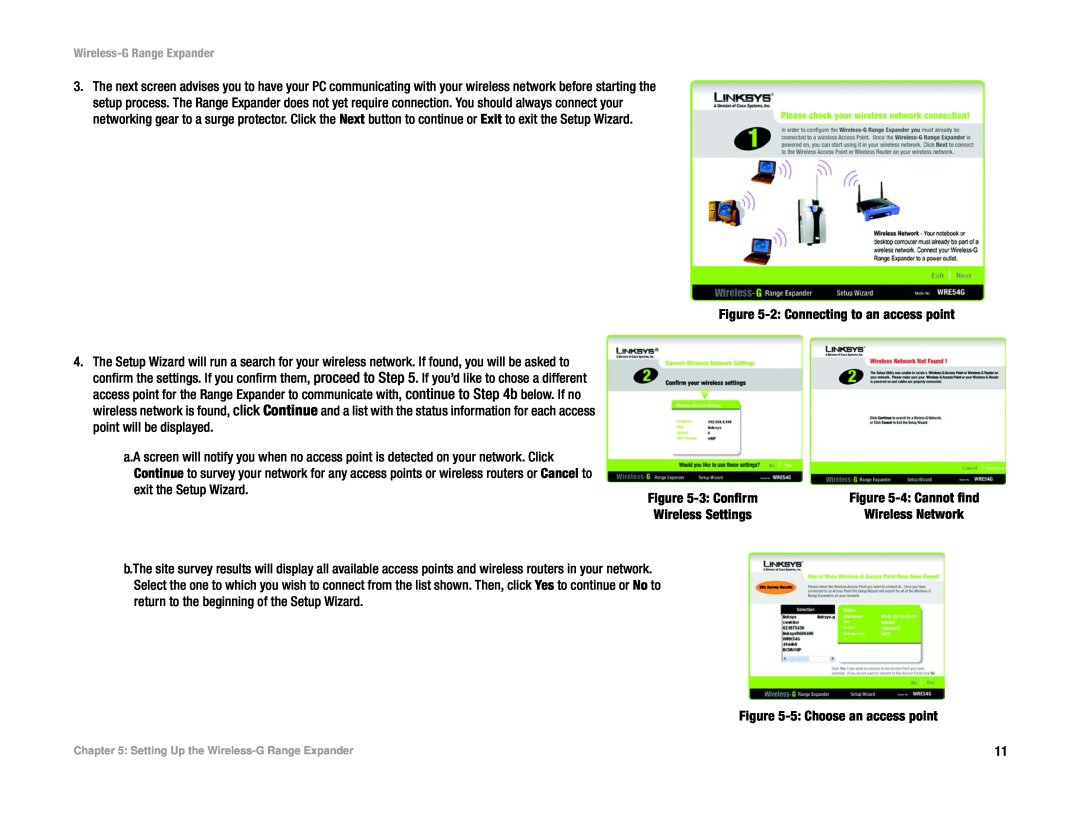 Linksys Network Router specifications 2 Connecting to an access point 