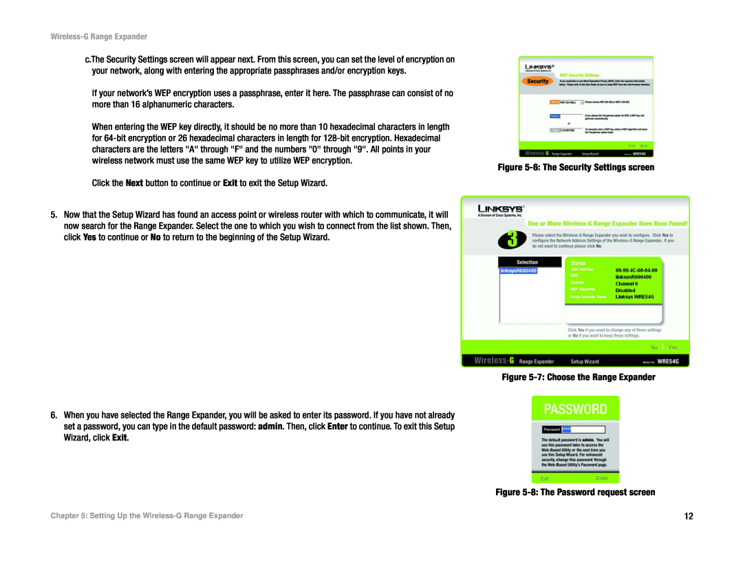 Linksys Network Router specifications Click the Next button to continue or Exit to exit the Setup Wizard 