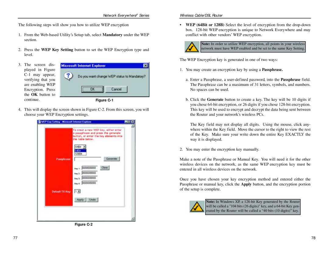 Linksys NWR04B manual Figure C-2 