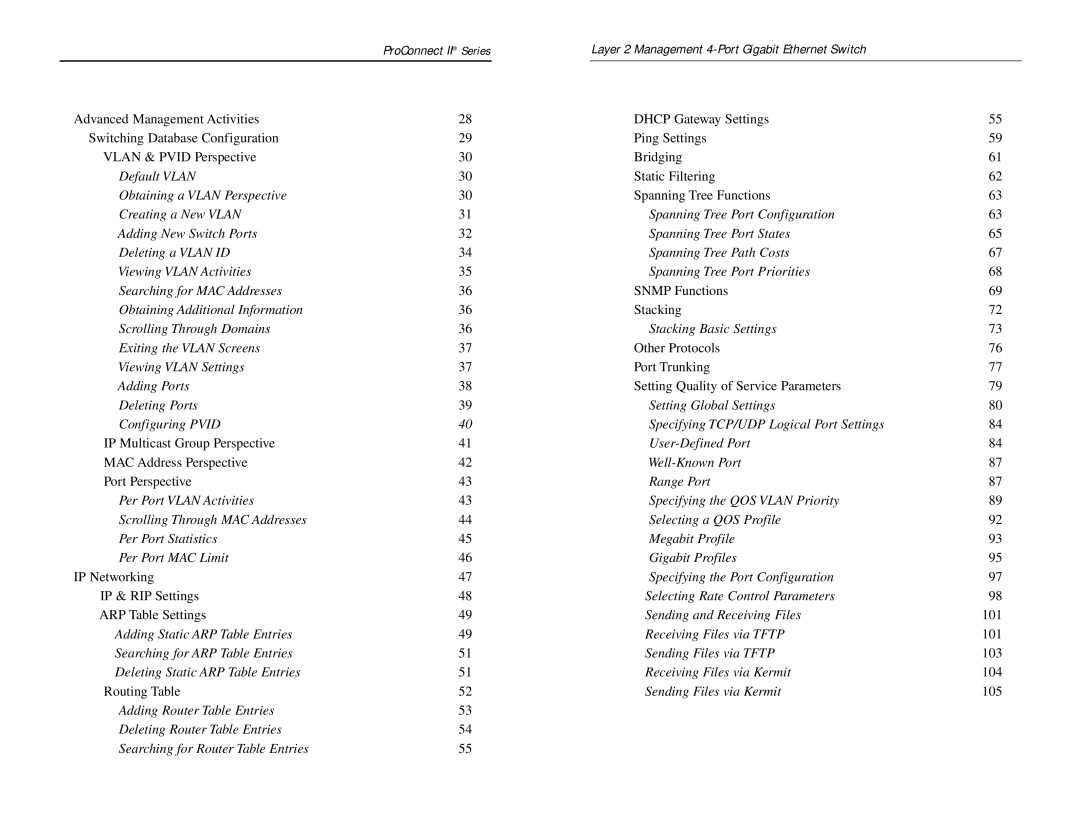 Linksys PC22604 manual Default Vlan 