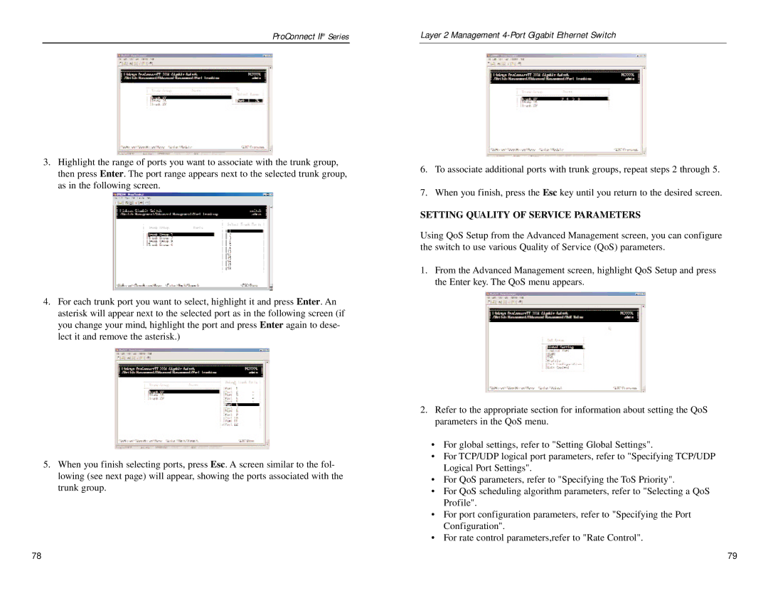 Linksys PC22604 manual Setting Quality of Service Parameters 