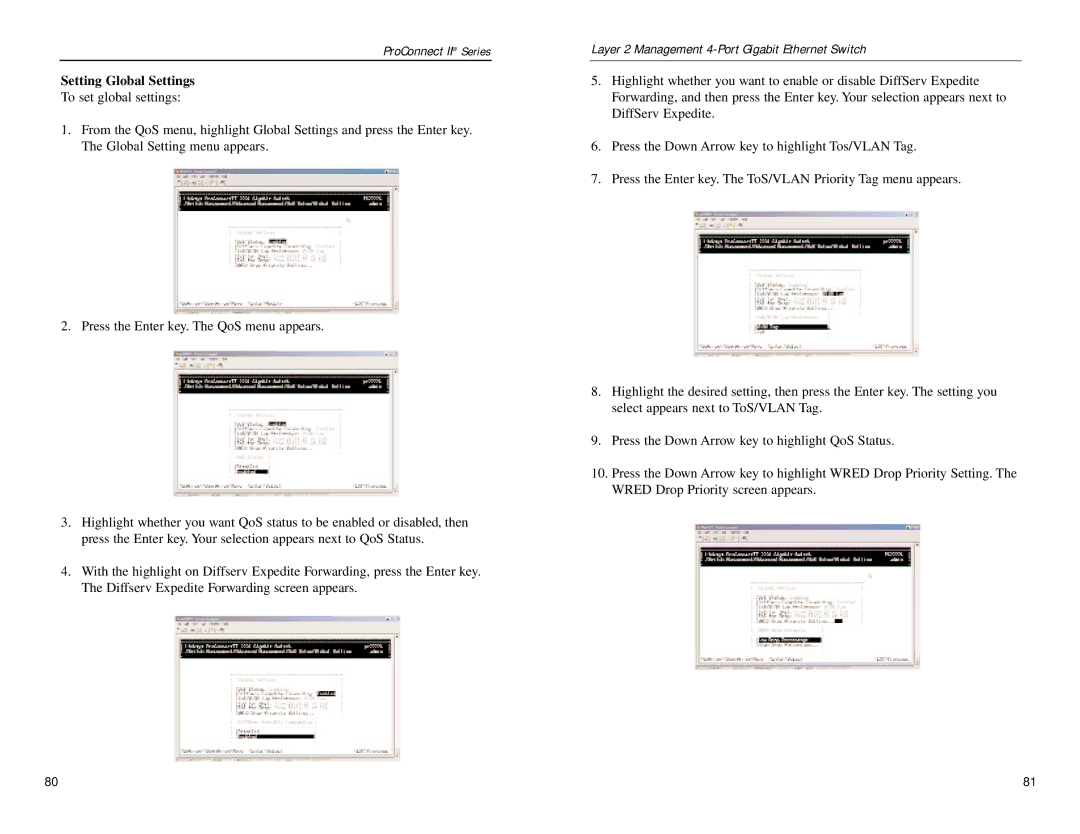 Linksys PC22604 manual Setting Global Settings 