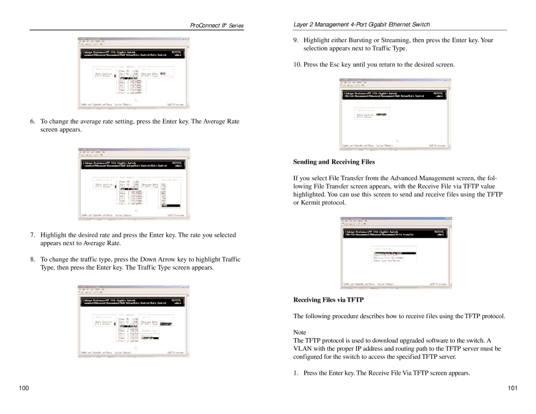 Linksys PC22604 manual Sending and Receiving Files, Receiving Files via Tftp 