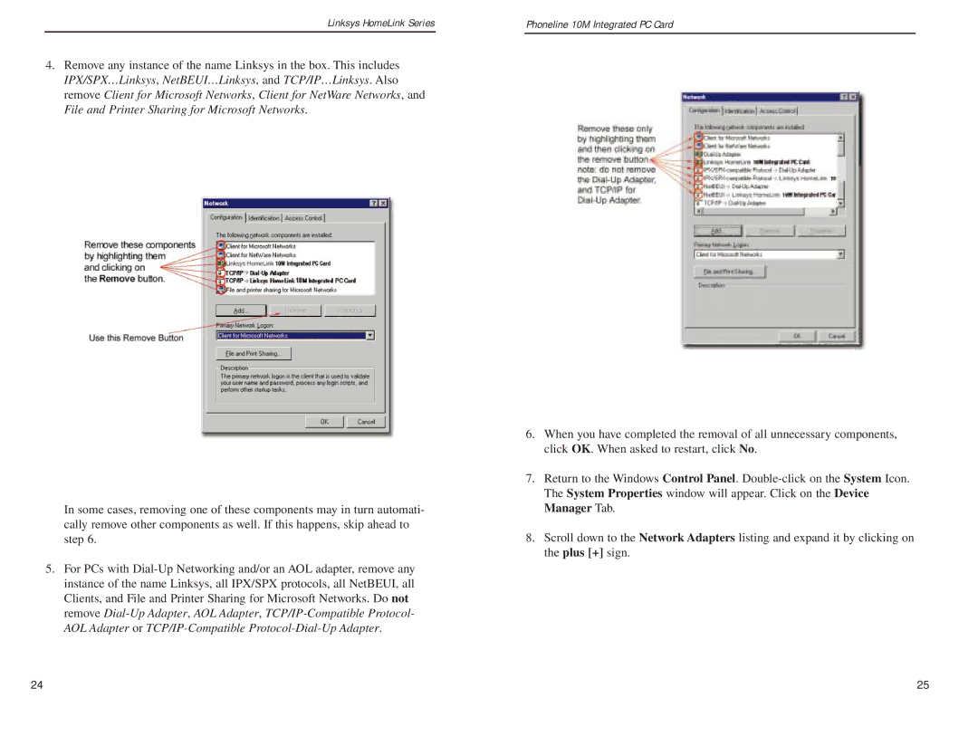 Linksys PCM200HA manual Linksys HomeLink Series 