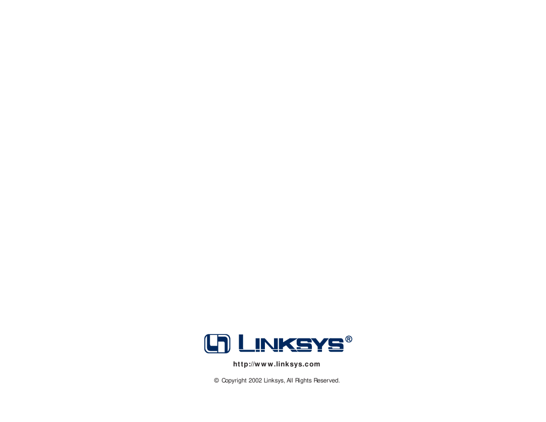 Linksys PPS1UW manual Copyright 2002 Linksys, All Rights Reserved 