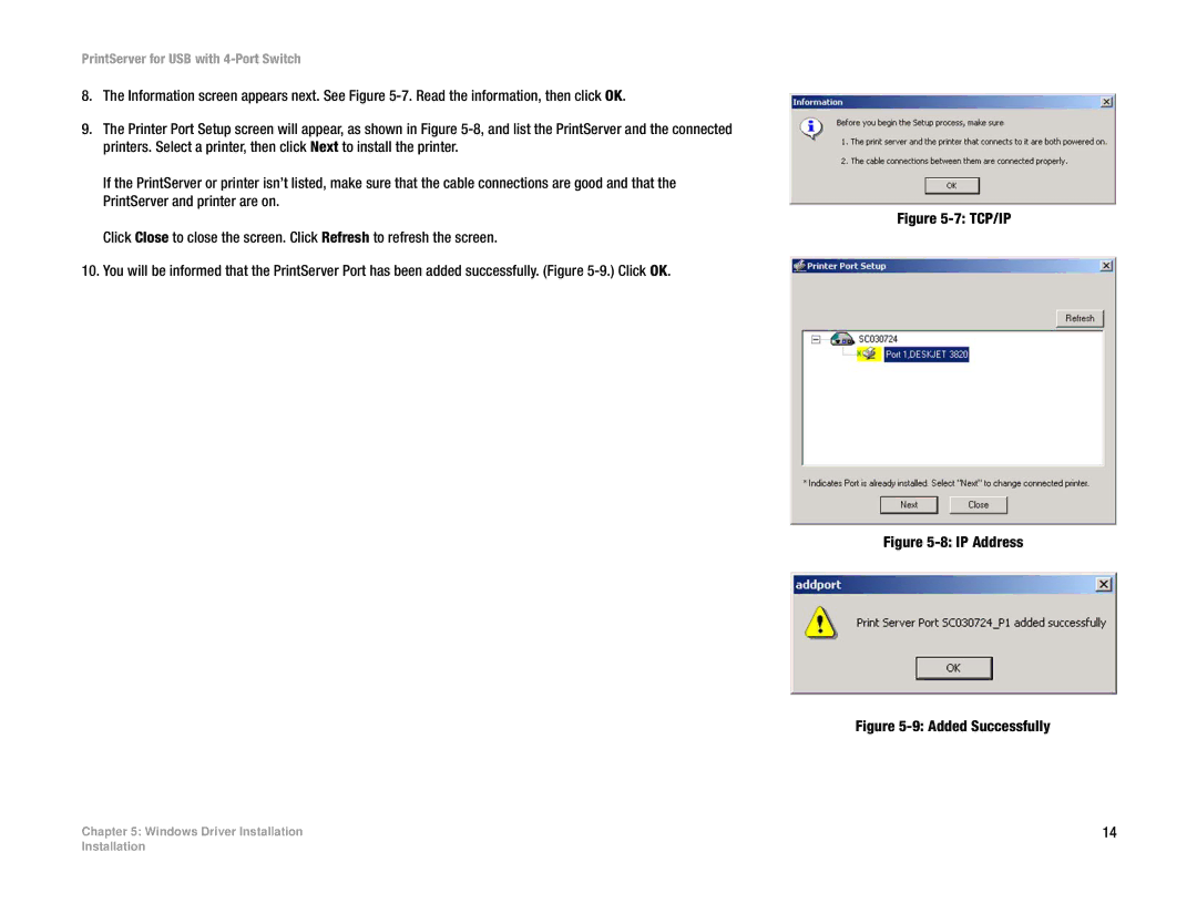 Linksys PSUS4 manual Tcp/Ip 