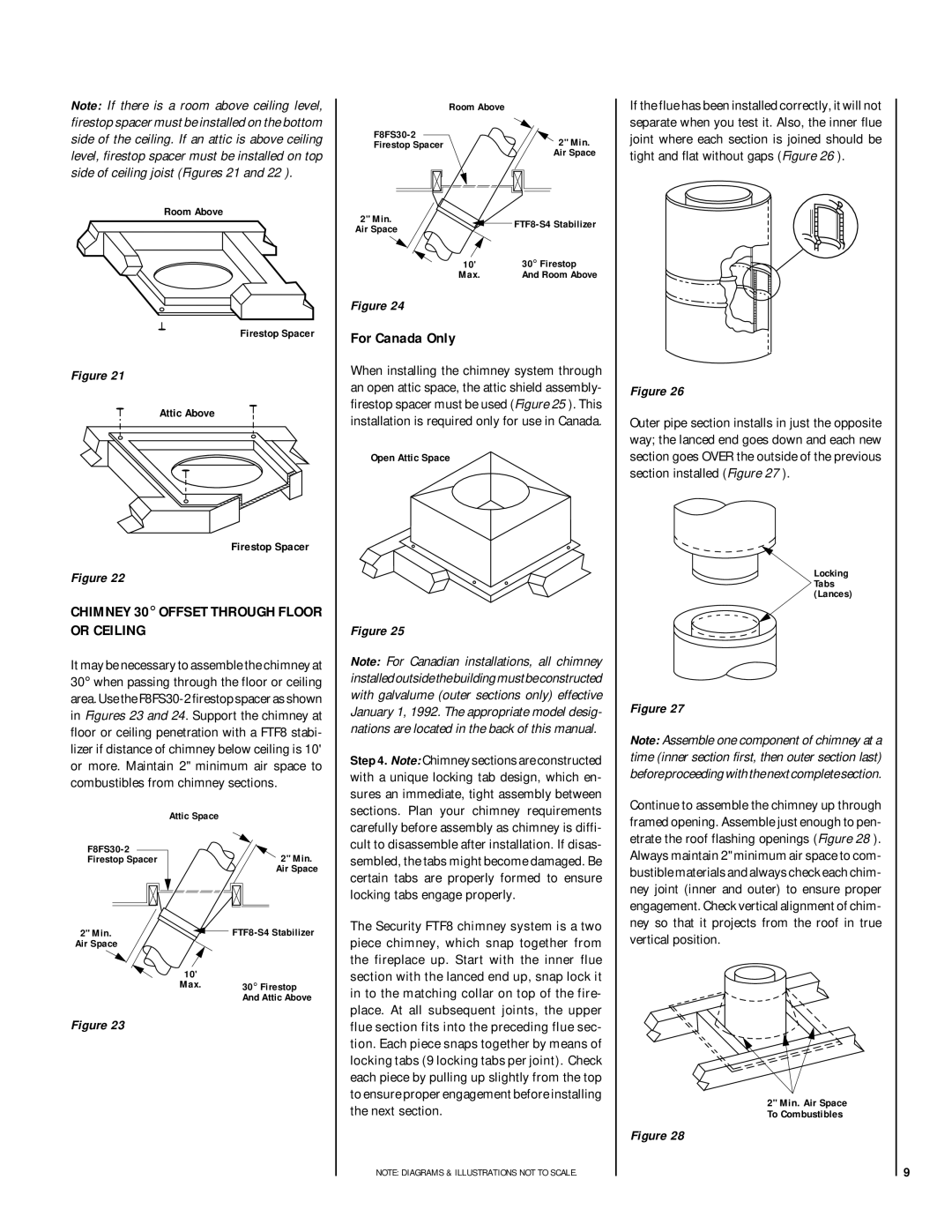 Linksys RDI-36-H HCI-36-H installation instructions Or Ceiling, For Canada Only 