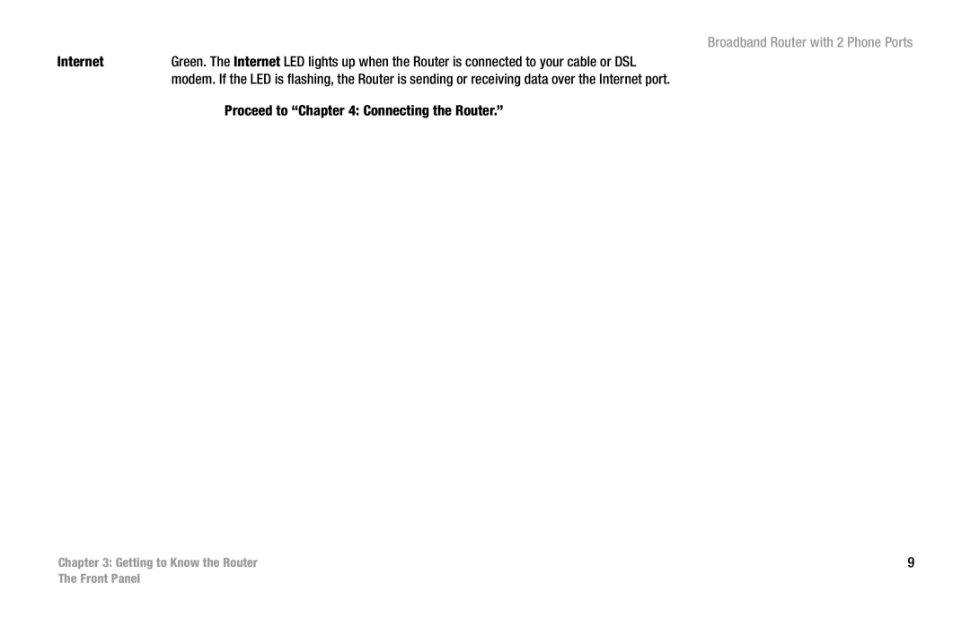 Linksys RT31P2 manual Proceed to Connecting the Router 