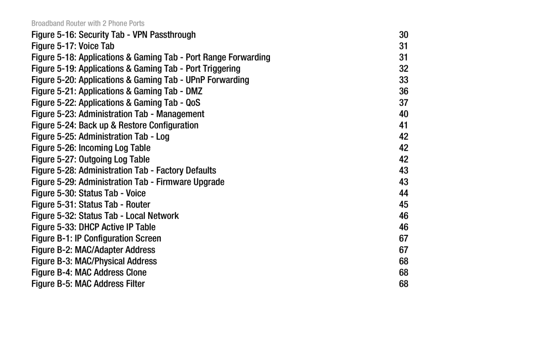 Linksys RT31P2 manual Security Tab VPN Passthrough 