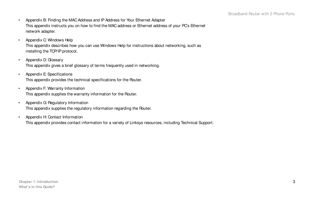 Linksys RTP300 manual Introduction What’s in this Guide? 